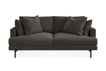 Menard 3-sits Djup Manchestersoffa - Mörkgrå - Möbler - Soffa - 3 sits soffa