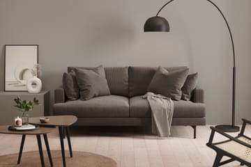 Menard 3-sits Djup Manchestersoffa - Mörkgrå - Möbler - Soffa - 3 sits soffa