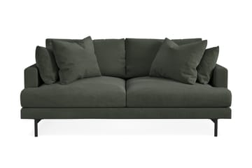 Menard 3-sits Djup Manchestersoffa - Mörkgrön - Möbler - Soffa - 3 sits soffa