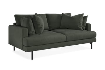 Menard 3-sits Djup Manchestersoffa - Mörkgrön - Möbler - Soffa - 3 sits soffa