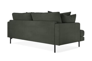 Menard 3-sits Djup Manchestersoffa - Mörkgrön - Möbler - Soffa - 3 sits soffa