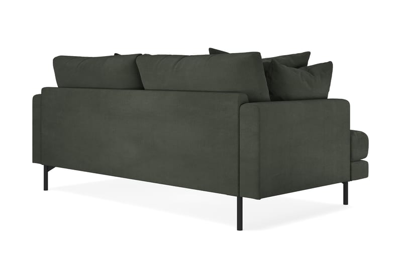 Menard 3-sits Djup Manchestersoffa - Mörkgrön - Möbler - Soffa - 3 sits soffa