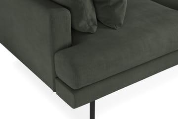Menard 3-sits Djup Manchestersoffa - Mörkgrön - Möbler - Soffa - 3 sits soffa