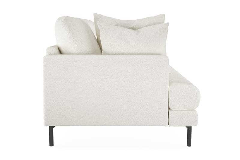 Menard 3-sits Djup Soffa i Bouclé - Vit - Möbler - Soffa - 3 sits soffa