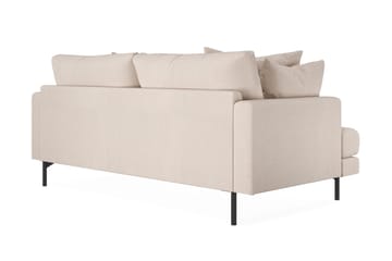 Menard 3-sits Djup Tygsoffa 205 cm bred - Beige - Möbler - Soffa - 3 sits soffa
