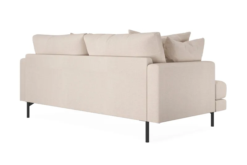 Menard 3-sits Djup Tygsoffa 205 cm bred - Beige - Möbler - Soffa - 3 sits soffa