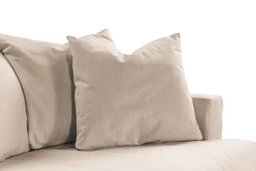 Menard 3-sits Tygsoffa - Beige - Möbler - Soffa - 3 sits soffa