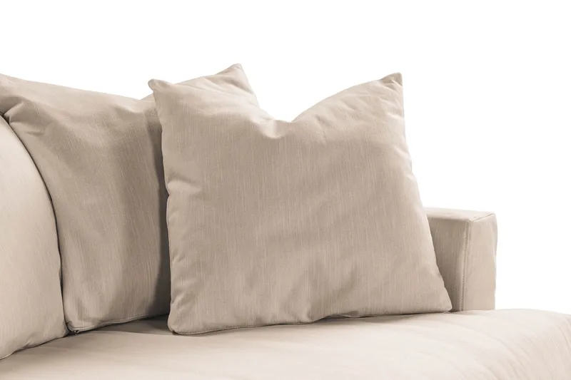 Menard 3-sits Tygsoffa - Beige - Möbler - Soffa - 3 sits soffa