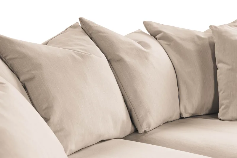 Menard 3-sits Tygsoffa - Beige - Möbler - Soffa - 3 sits soffa