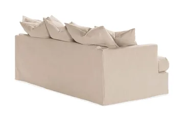 Menard 3-sits Tygsoffa - Beige - Möbler - Soffa - 3 sits soffa