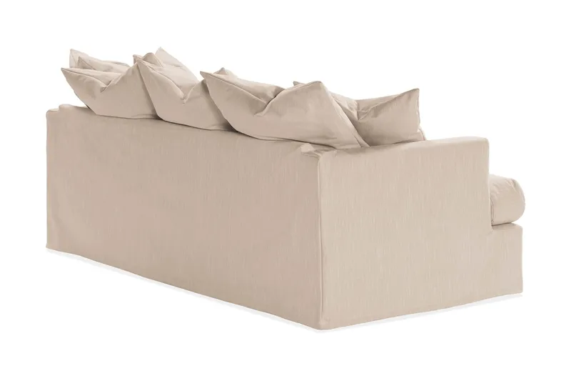 Menard 3-sits Tygsoffa - Beige - Möbler - Soffa - 3 sits soffa