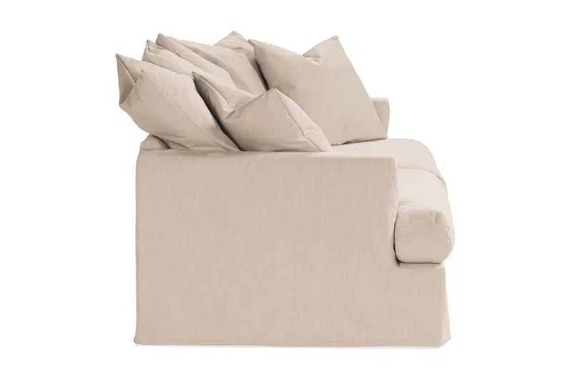 Menard 3-sits Tygsoffa - Beige - Möbler - Soffa - 3 sits soffa