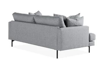 Menard 3-sits Djup Tygsoffa - Grå - Möbler - Soffa - 3 sits soffa