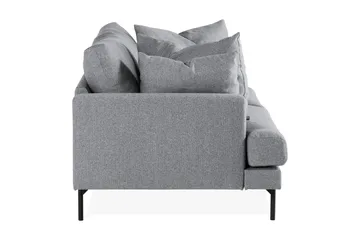 Menard 3-sits Djup Tygsoffa - Grå - Möbler - Soffa - 3 sits soffa