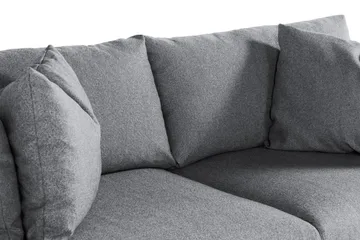 Menard 3-sits Djup Tygsoffa - Grå - Möbler - Soffa - 3 sits soffa