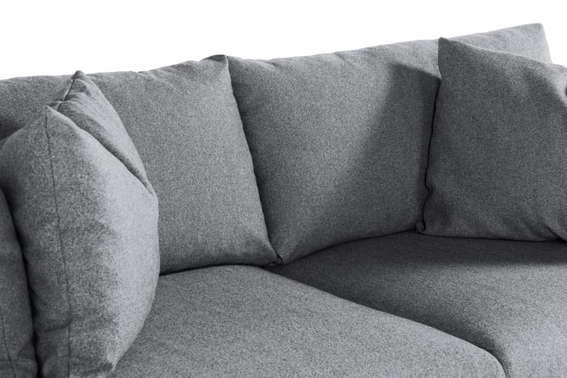 Menard 3-sits Djup Tygsoffa - Gr å - Möbler - Soffa - 3 sits soffa