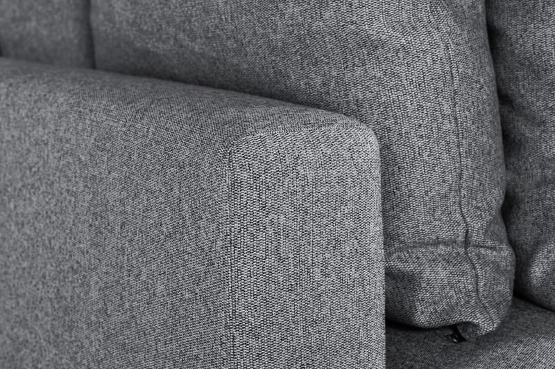Menard 3-sits Djup Tygsoffa - Grå - Möbler - Soffa - 3 sits soffa