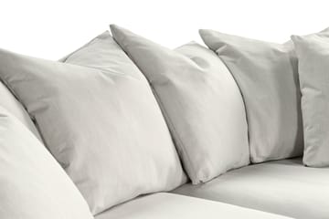 Menard 3-sits Djup Tygsoffa - Ljusgrå - Möbler - Soffa - 3 sits soffa