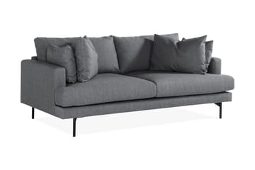 Menard 3-sits Djup Tygsoffa - Mörkgrå - Möbler - Soffa - 3 sits soffa