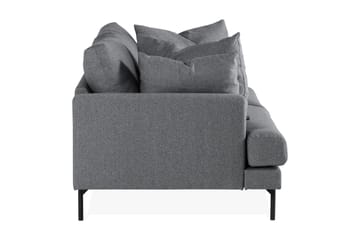Menard 3-sits Djup Tygsoffa - Mörkgrå - Möbler - Soffa - 3 sits soffa