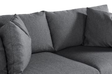 Menard 3-sits Djup Tygsoffa - Mörkgrå - Möbler - Soffa - 3 sits soffa