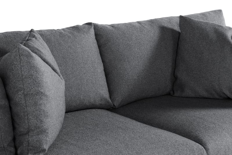 Menard 3-sits Djup Tygsoffa - Mörkgrå - Möbler - Soffa - 3 sits soffa