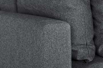 Menard 3-sits Djup Tygsoffa - Mörkgrå - Möbler - Soffa - 3 sits soffa