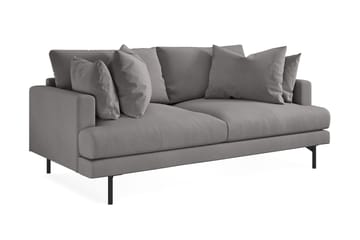 Menard 3-sits Djup Tygsoffa - Mörkgrå - Möbler - Soffa - 3 sits soffa