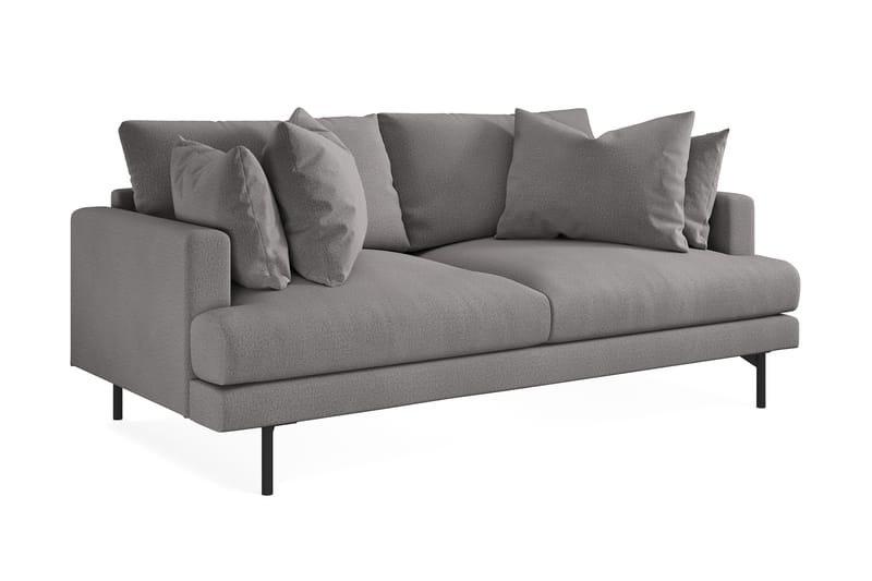 Menard 3-sits Djup Tygsoffa - Mörkgrå - Möbler - Soffa - 3 sits soffa