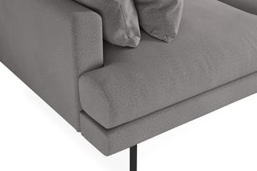 Menard 3-sits Djup Tygsoffa - Mörkgrå - Möbler - Soffa - 3 sits soffa