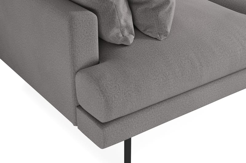 Menard 3-sits Djup Tygsoffa - Mörkgrå - Möbler - Soffa - 3 sits soffa