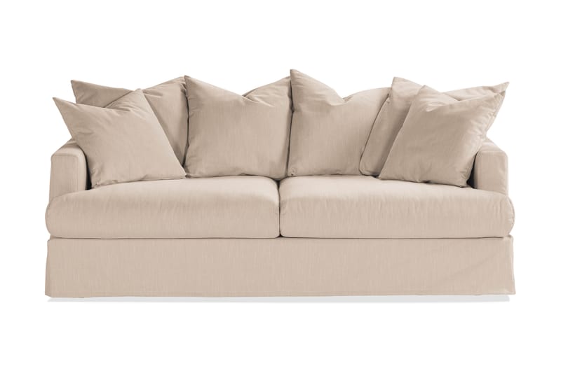 Menard 3-sits Tygsoffa - Beige - Möbler - Soffa - 3 sits soffa