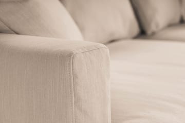 Menard 3-sits Tygsoffa - Beige - Möbler - Soffa - 3 sits soffa
