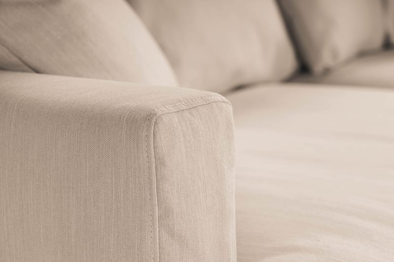 Menard 3-sits Tygsoffa - Beige - Möbler - Soffa - 3 sits soffa