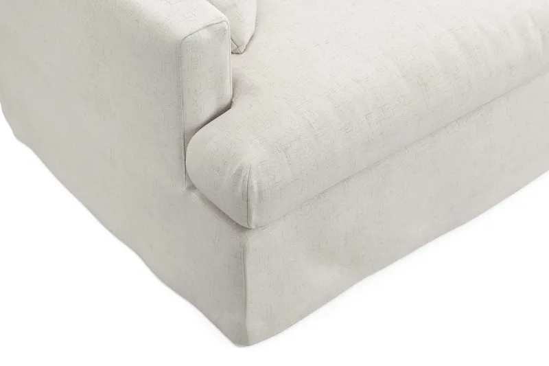 Menard 3-sits Tygsoffa - Beige - Möbler - Soffa - 3 sits soffa