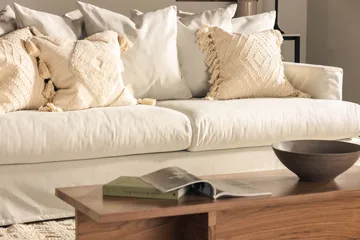 Menard 3-sits Tygsoffa - Ljusgrå - Möbler - Soffa - 3 sits soffa