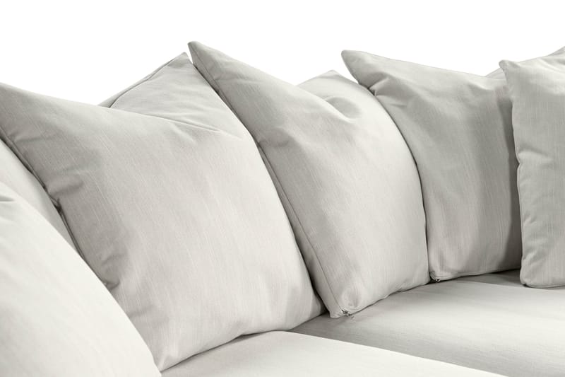 Menard 3-sits Tygsoffa - Ljusgrå - Möbler - Soffa - 3 sits soffa