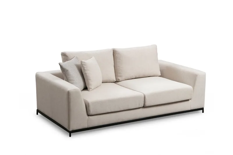 Mezonzo 3-sits Soffa - Beige - Möbler - Soffa - 3 sits soffa