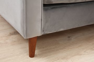 Mirrilnesh Soffa 3-sits - Ljusgrå - Möbler - Soffa - 3 sits soffa