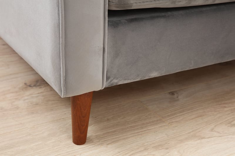 Mirrilnesh Soffa 3-sits - Ljusgrå - Möbler - Soffa - 3 sits soffa