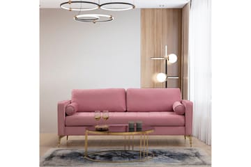 Mirrilnesh Soffa 3-sits - Rosa - Möbler - Soffa - 3 sits soffa