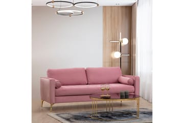 Mirrilnesh Soffa 3-sits - Rosa - Möbler - Soffa - 3 sits soffa