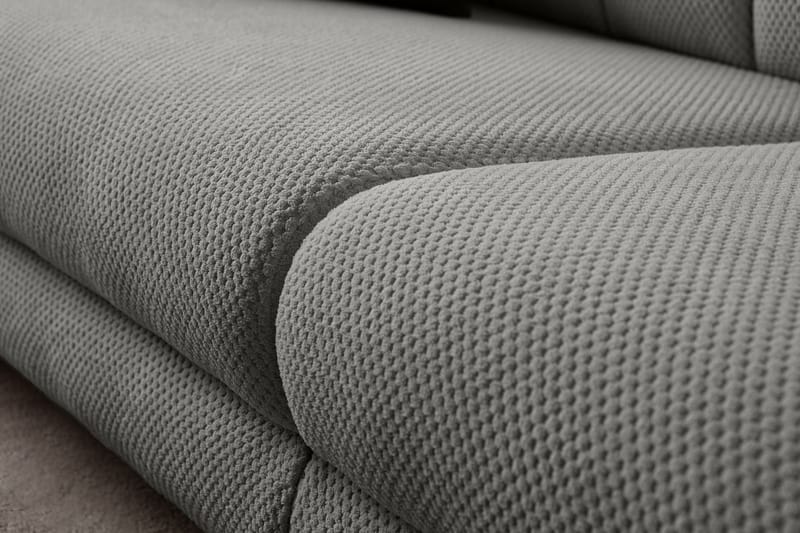 Munemori 3-sits Soffa 240x80x95 cm - Grå - Möbler - Soffa - 3 sits soffa