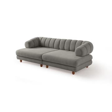 Munemori 3-sits Soffa 240x80x95 cm - Grå - Möbler - Soffa - 3 sits soffa