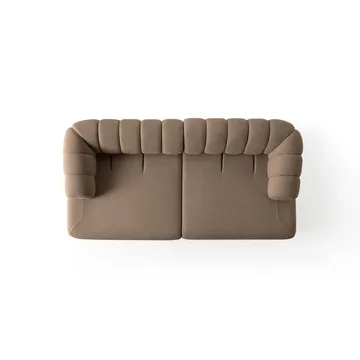 Munemori 3-sits Soffa 240x80x95 cm - Latte - Möbler - Soffa - 3 sits soffa
