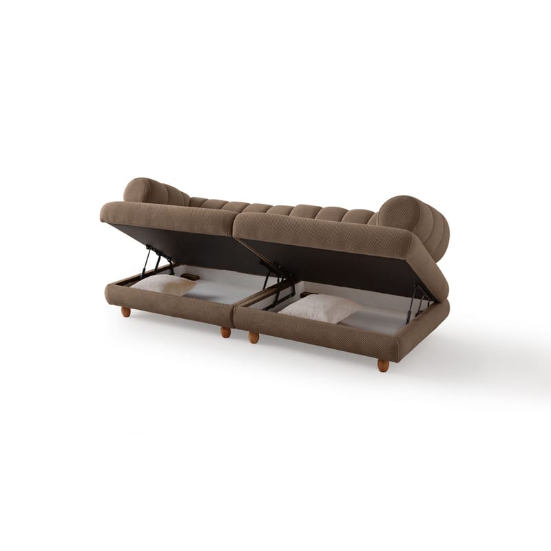 Munemori 3-sits Soffa 240x80x95 cm - Latte - Möbler - Soffa - 3 sits soffa