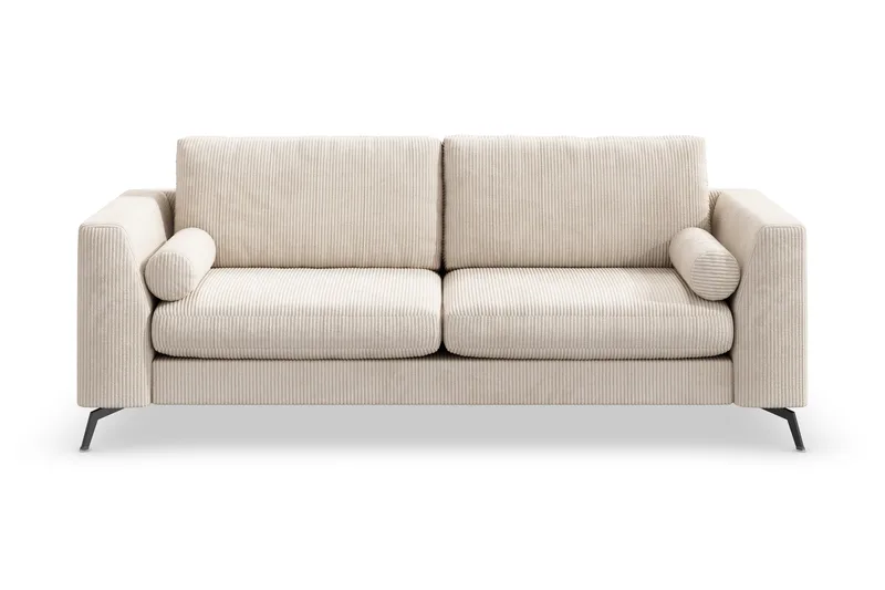 Ocean Lyx 3-sits Manchestersoffa - Beige - Möbler - Soffa - 3 sits soffa