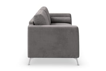 Ocean Lyx 3-sits Manchestersoffa - Mörkgrå - Möbler - Soffa - 3 sits soffa