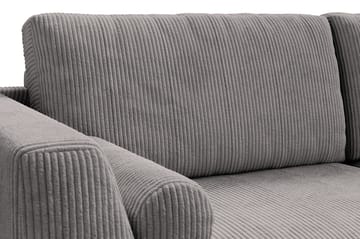 Ocean Lyx 3-sits Manchestersoffa - Mörkgrå - Möbler - Soffa - 3 sits soffa