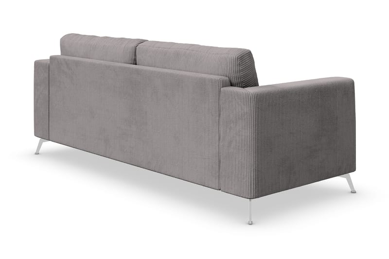 Ocean Lyx 3-sits Manchestersoffa - Mörkgrå - Möbler - Soffa - 3 sits soffa